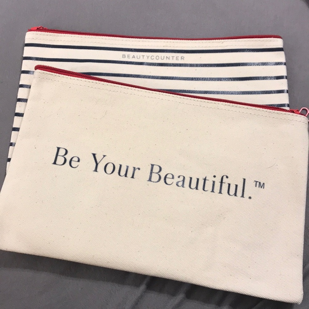 Beautycounter MakeUp Bags